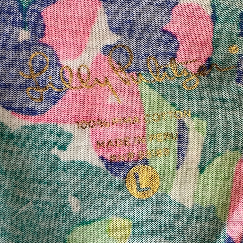 Lilly Pulitzer Marlowe Dress in Island Time Tropical Palm Tree Print Size Large - Picture 7 of 11